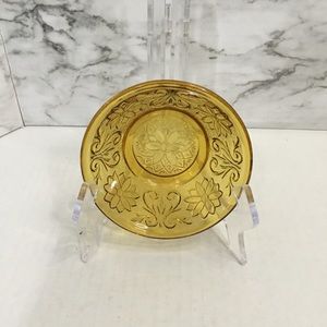 Set of 8 Vintage Amber Glass Bowl Tiara Exclusives